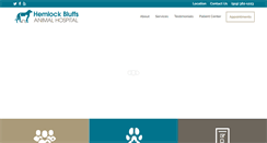 Desktop Screenshot of hemlockbluffsanimalhospital.com
